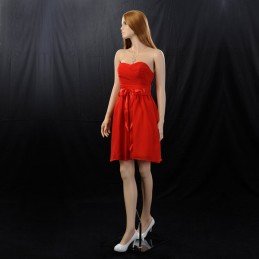 Maniquí feminino modelo Ros 08 - Foto 2 vestido vermello